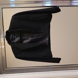 Black short bolero jacket, size L